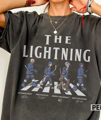 Tampa Bay Lighting Walking Road Signatures Ice Hockey charcoal shirt VK11276