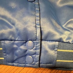 Cooperstown Collection Brooklyn Dodgers Baseball Satin Jacket Blue/White S/CH