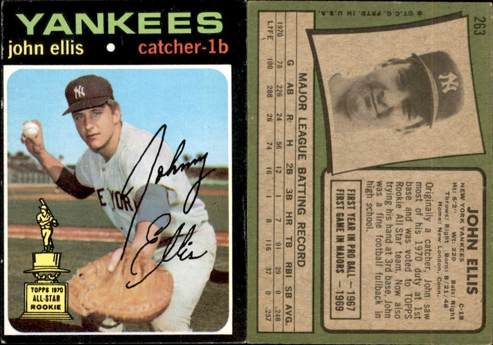 1971 Topps – John Ellis #263