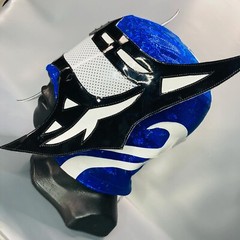 Abyss Abismo Negro Semi Professional Wrestling Lucha Libre Mascara Blue