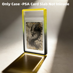 1/5/10pcs Gradient Bumper Guard Case for 35PT PSA Graded Card Slab W/ Back Panel