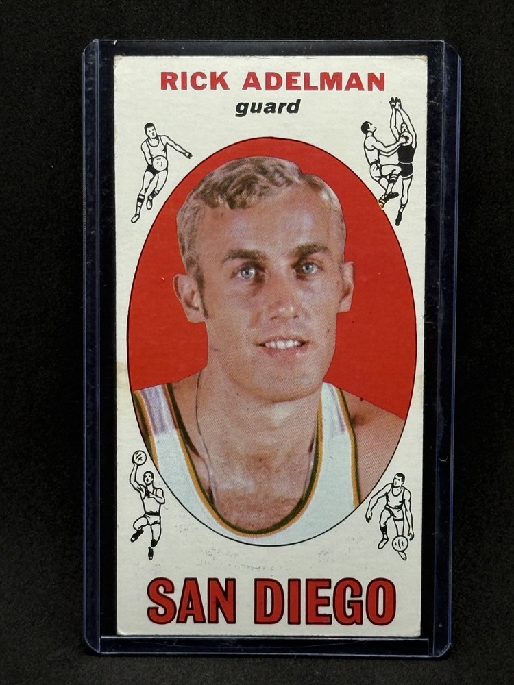 1969 Topps #23 Rick Adelman – San Diego Rockets! HOF!