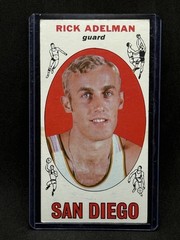 1969 Topps #23 Rick Adelman – San Diego Rockets! HOF!