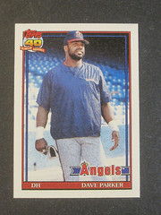 1991 TOPPS TRADED DAVE PARKER CALIFORNIA ANGELS CARD #89T!!!!!!!!!