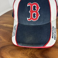 Boston Red Sox Blue and White MLB Twins Enterprise Hat Baseball Cap
