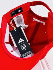 NEW Adidas Arsenal FC Woven Cannon Crest Back Strap Soccer Cap Hat Unisex OSFM