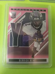 2025 Panini Donruss Elite Spellbound PINK Set Derrick Henry Ravens