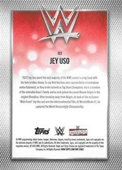 2026 Topps Chrome WWE #83 Jey Uso THE BLOODLINE