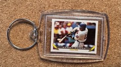 Topps 1993 Micro Card Keychain Griffey Jr, Ryan, Jeter, Jackson, Ripken Jr etc..