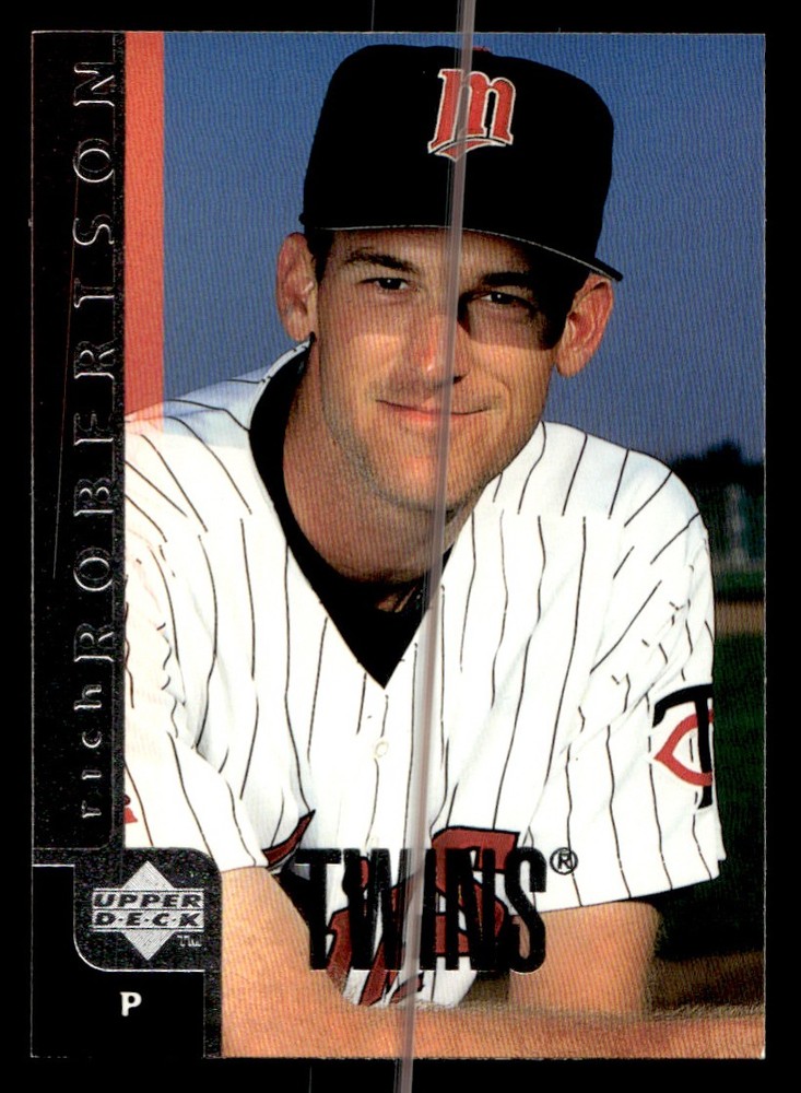 1998 Upper Deck – Rich Robertson Baseball card Minnesota Twins Raw Trading Card