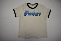 Junk Food Womens Carolina Panthers Retro Ringer Tee Shirt New XXS-2XL