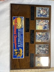 Vintage 1996 Kentucky Wildcats NCAA Champions Basketball Plaque w/ Player Cards