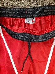 Mens Large Zipway Los Angeles Clippers Embroidered Red Basketball Shorts Baggy