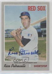 2019 Topps Heritage Real One Rico Petrocelli #ROA-RP Auto 11z5