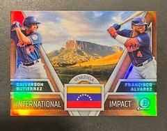 ⚾(you pick) 2024 Bowman CHROME, International Impact Inserts🔴🔵🟡🟢