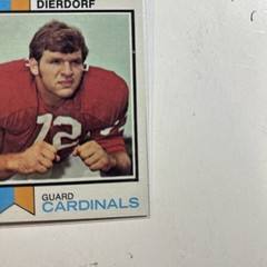 1973 Topps – Dan Dierdorf #322 (RC)