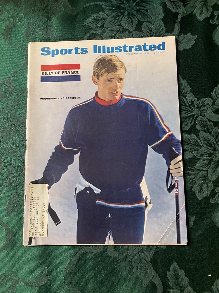 Sports Illustrated 1966 Jean-Claude Killy Skiing February 21, 1966