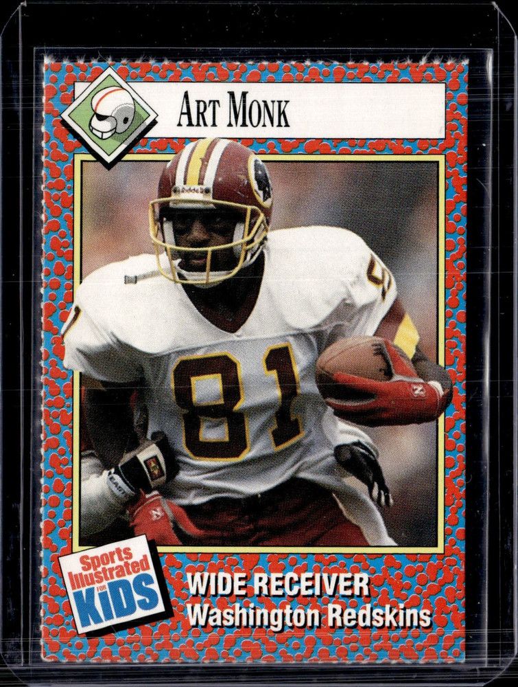 1991 Sports Illustrated For Kids Series 1 #298 Art Monk Redskins EX-MINT