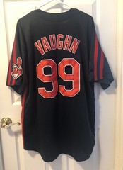 Cleveland Indians #99 Rick Vaughn Major League Movie Jersey XXL 2XL Wild Thing