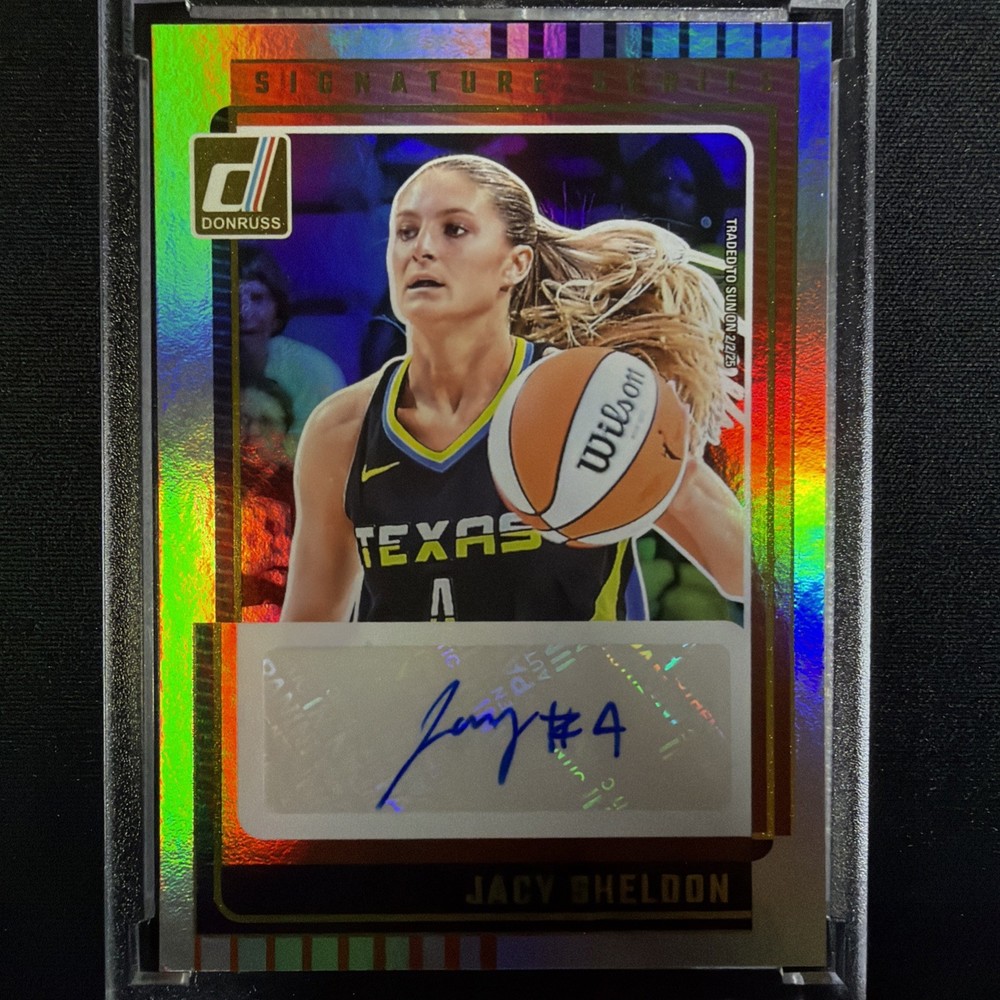 Jacy Sheldon Holo Auto – 2025 Panini Donruss WNBA – #SS-JS – Signature Series