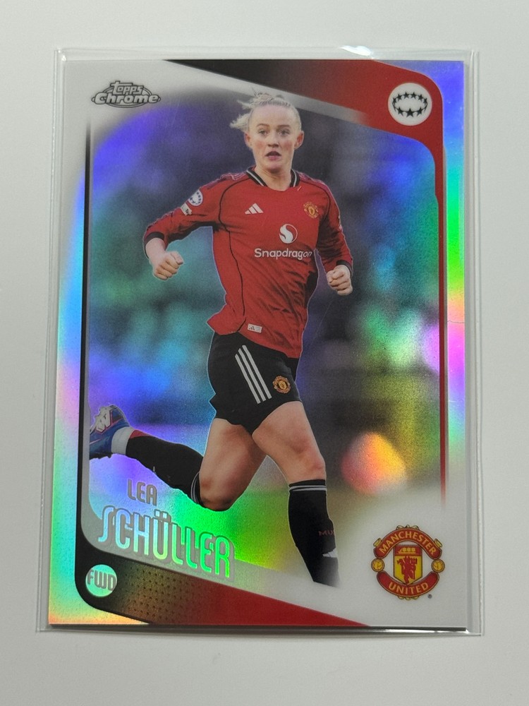 2025-26 Topps Chrome Women&rsquo;s UWCL Refractor #66 Lea Schuller