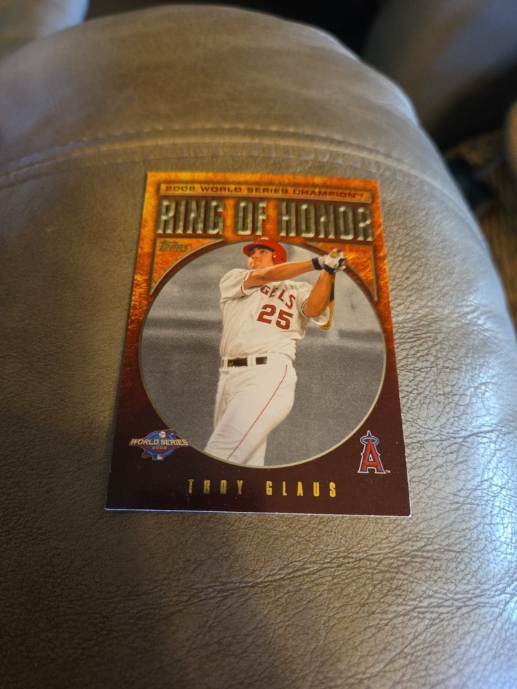 2009 Topps #RH30 Troy Glaus Ring of Honor Los Angeles Angels