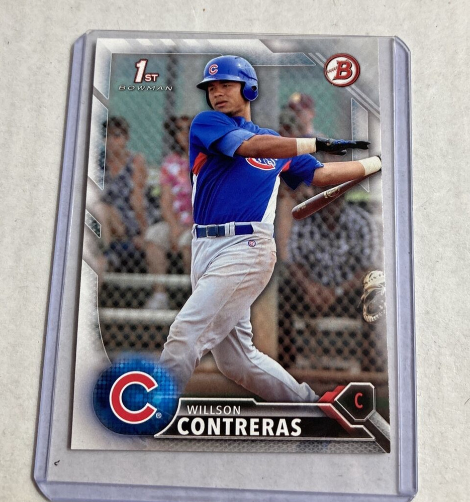 2016 Bowman #BP16- WILLSON CONTRERAS 1st Bowman Rookie RC Card.