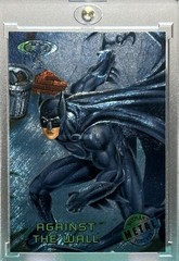 BATMAN RARE SHADOW REFRACTOR FOIL DC COMICS CARD MINT