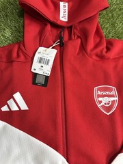 NWT Adidas Arsenal FC ZNE Anthem Jacket Red White Size Men’s Medium JM94909