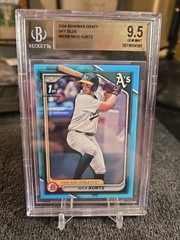 2024 Nick Kurtz (RC) 421/499 BGS 9.5 Gem Mint 1st Bowman Draft Sky Blue #BD-56