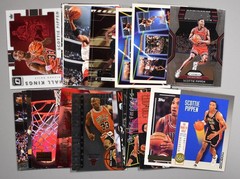 Lot Of (52) Scottie Pippen Premium Inserts & Parallel Cards Bulls Trail Blazers