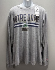 League 91 Notre Dame Fighting Irish Victory Falls Gray Mens Shirt XL New 2022