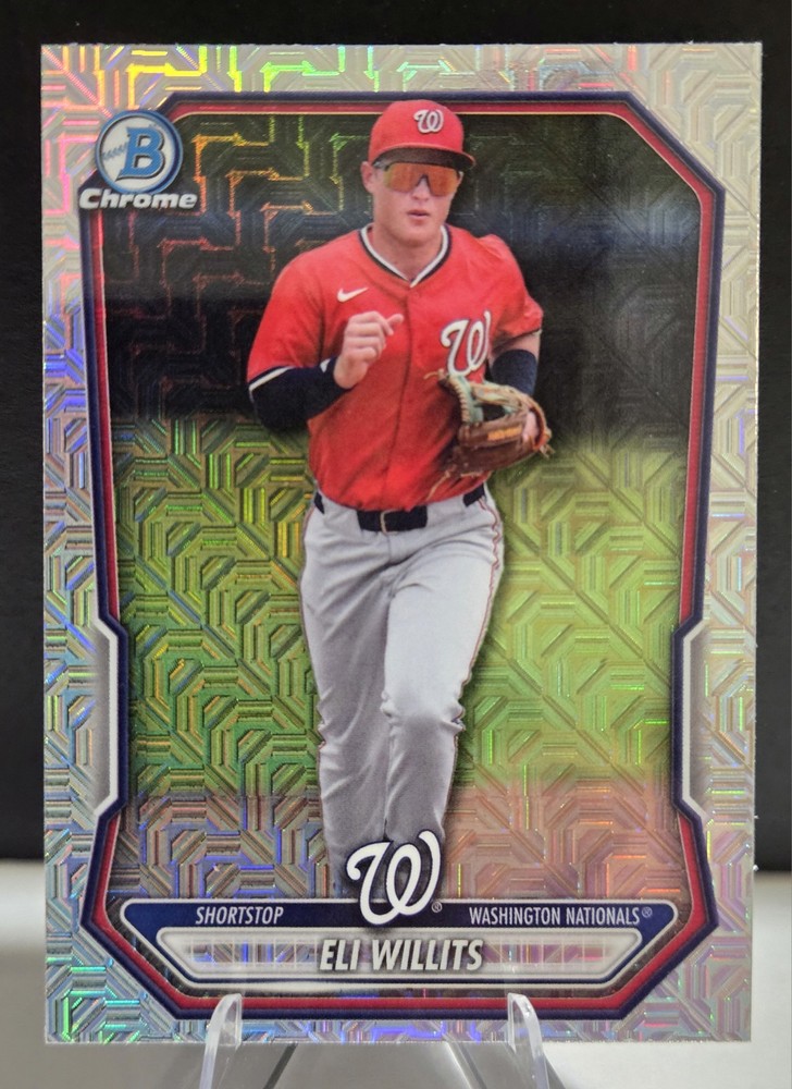 2026 Bowman – Chrome Prospects Eli Willits #BCP-95 Mojo Refractor (RC)