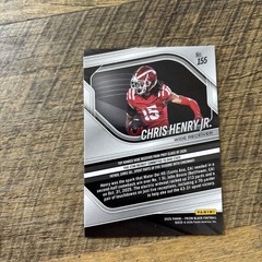 2025 PANINI PRIZM BLACK CHRIS HENRY JR NIL #155 TOP RANKED WR PRSPCT 🔥🔥🔥