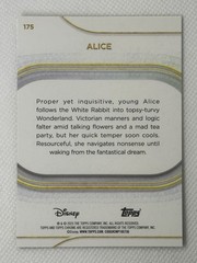 Alice in Wonderland 2025 Topps Chrome Disney Card Yellow Gold Pixar SP #/275