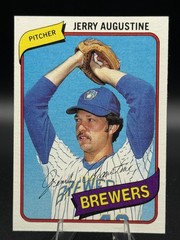 1980 Topps #243 Jerry Augustine Brewers Free Ship NM+