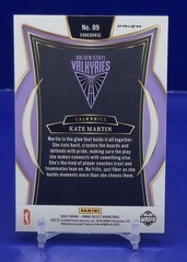 2025 Panini WNBA Select KATE MARTIN Concourse Silver Party Prizm #89 Valkyries