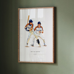 Jeff Bagwell & Craig Biggio Houston Astros 8×10 Print Baseball Poster Art
