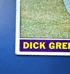 1966 Topps Dick Green Oakland Athletics #545 EX