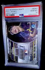 2023 Bowman Draft – Bowman Draft Night Paul Skenes #BDN-7 (RC)Psa 10