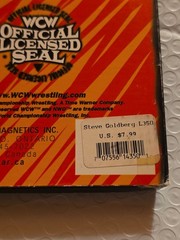 STEVE GOLDBERG SIGNED FUNKY CHUNKY Magnet WCW NWO 3-D Action Goldberg WRESTLER
