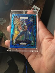 2023 Panini Prizm – Rookies Jaxon Smith-Njigba #390 Blue Wave Prizm /199 (RC)