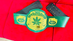 420 weed world heavyweight wrestling championship belt Replica 2mm ZINC