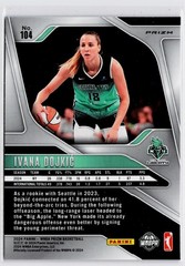 2024 Panini Prizm WNBA #104 Ivana Dojkic Ice Orange Prizms