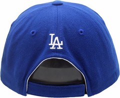 Los Angeles Dodgers Hat Adjustable Strap Panic Script Blue 11550