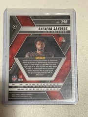 2025 Mosaic Shedeur Sanders Rookie Variation Card #290 Cleveland Browns