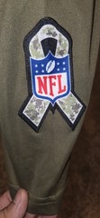 Greenbay Packers #8 Jacobs Stitched Football Jersey Salute To Service LARGE