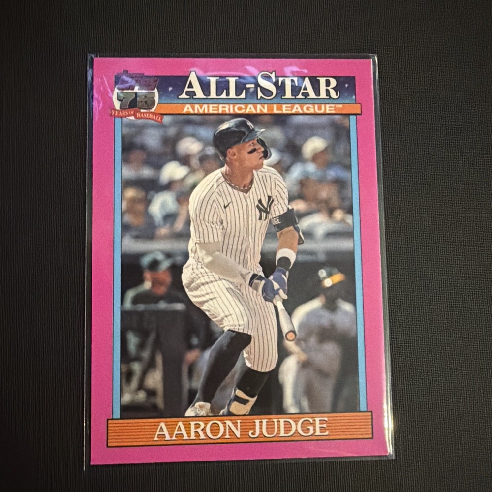 2026 Topps Series 2 Aaron Judge 1991 All-Star Pink SP #91AS-1 Yankees NM