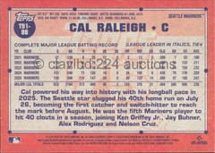 2026 TOPPS MLB – Cal Raleigh – 1991 35th Anniversary Insert #T91-88 Mariners