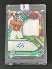 JUSTIN FIELDS 2021 SPECTRA CELESTIAL RC PATCH AUTO #ed 31/75